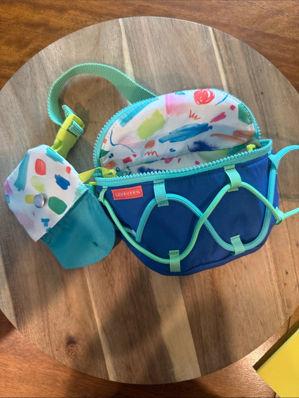 LOVEVERY Kids Blue & Teal Activity Belt Fanny pack Bag